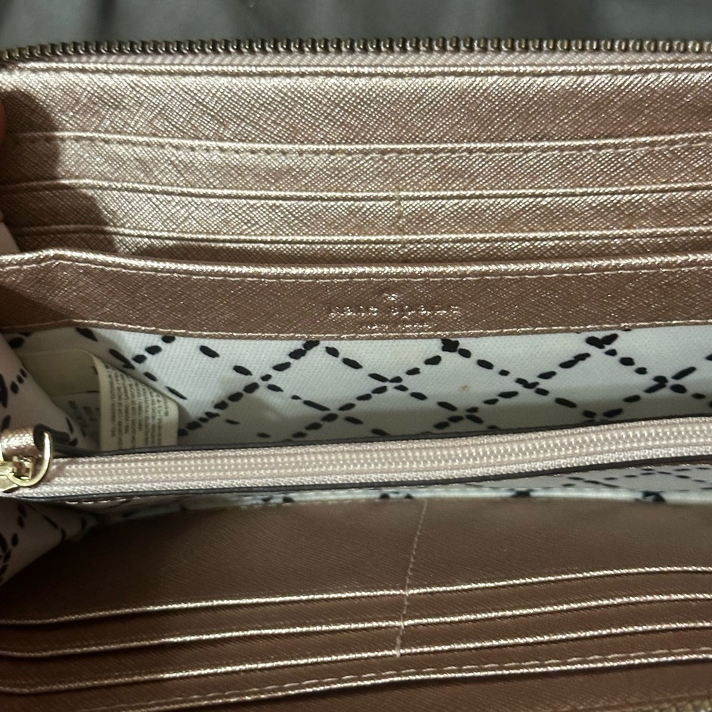 Kate Spade Metallic Pink Wallet - Picture 3 of 7
